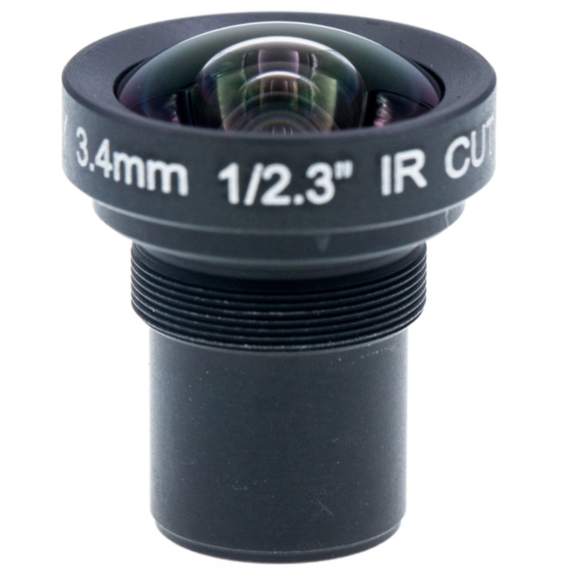 8K 镜头 垂直视场角87度 3.4mm焦距 16mp gopro五代机改装高清无畸变镜头